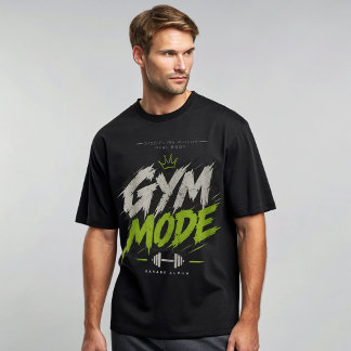 Camiseta Gym Mode Savage Alpha – Disciplina Constr