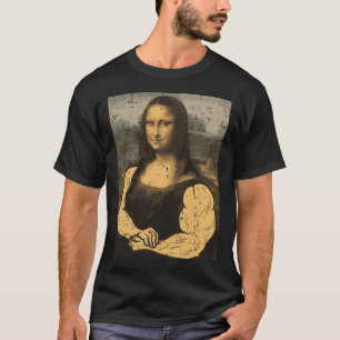 Camiseta Gym Mona Lisa Muscle Workout Malhação Bodybuild