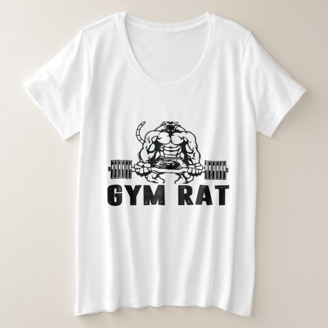 Camiseta Gym Rat (Frente do Design)