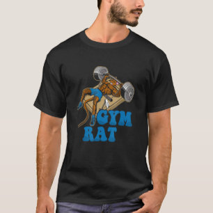 Camiseta Gym Rat Bodybuilding Contra Ratos-Armadores