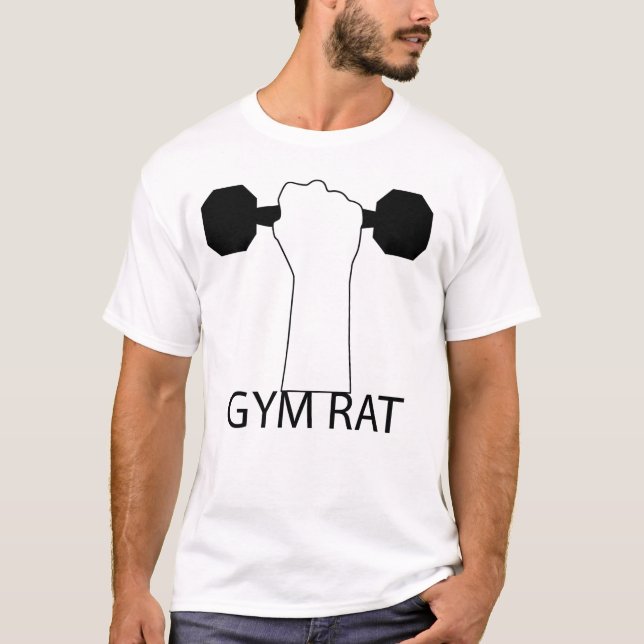 Camiseta Gym Rat Comfortable  (Frente)