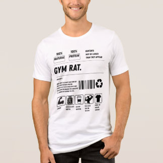 Camiseta Gym Rat Formula: Handle With Gains