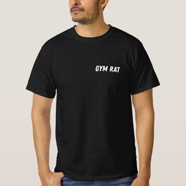 Camiseta Gym Rat Formula: Handle With Gains Premium design (Frente)