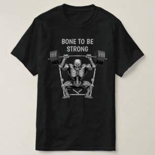 Camiseta Gym Skeleton Black