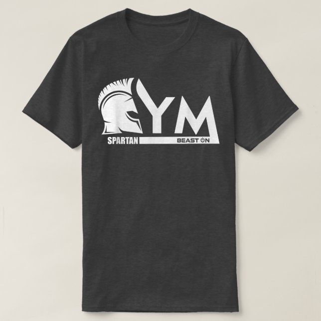 Camiseta Gym Spartan Beast On Gym Motivation Malhação Say (Frente do Design)