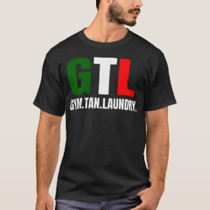 Camiseta Gym Tan Laundry Gtl New Jersey Garden Nj Shore Ita