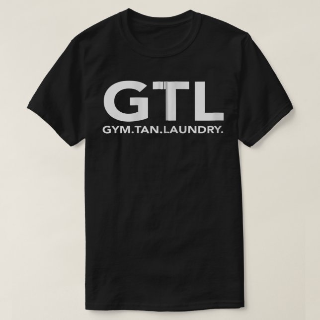 Camiseta Gym Tan Laundry GTL New Jersey Gifts Garden NJ Sho (Frente do Design)