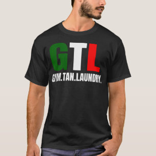 Camiseta Gym Tan Laundry Gtl New Jersey Nj Shore Italiano F