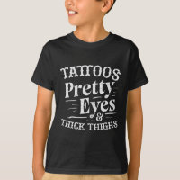 Gym Tattoos Bonito Olhos Espessos Coxas Afinação