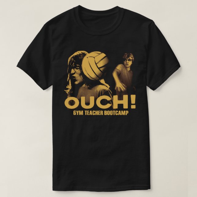 Camiseta Gym Teacher Bootcamp OUCH! (Frente do Design)