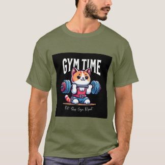 Camiseta "Gym Time: Suor, Sorria, Repito T-Shirt"