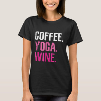 Camiseta Gym Workout Café Yoga Wine Engraçado Bebê Teto