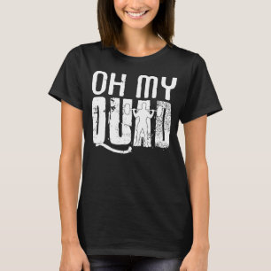 Camiseta Gym Workout Oh Meu Quad Squat Para Homens