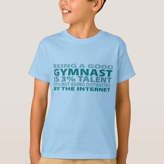 Camiseta Gymnast 3% Talento (Frente)