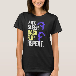 Camiseta Gymnast EAT SLEEP SACUDIR REPEAT Gymnastics 1