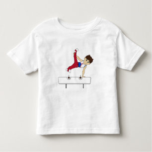 Camiseta Gymnast fofo em Pommel Horse Tee