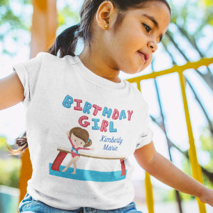 Camiseta Gymnast, Gymnast Birthday Girl