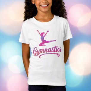 Camiseta Gymnast Holográfico Rosa Gymnast Silhouette