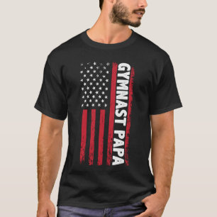 Camiseta GYMNAST PAPA Sports Pai Player Treinador EUA