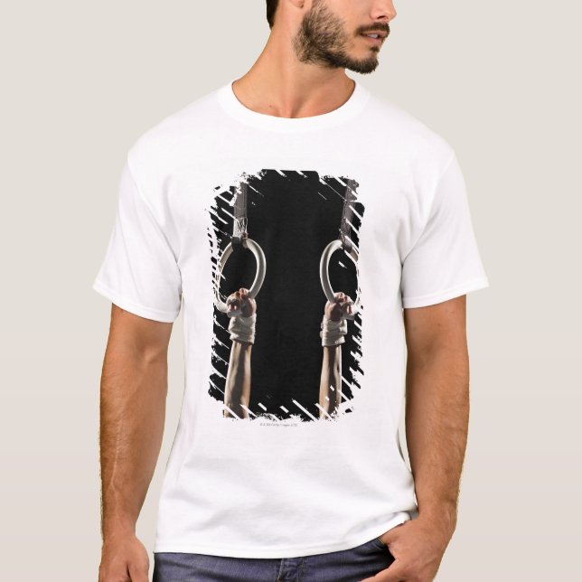 Camiseta Gymnast que balança dos anéis 2 (Frente)