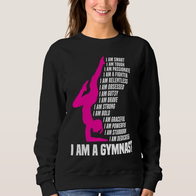 Camiseta Gymnastic  I Am A Gymnast I Am Smart Gymnastics Gi (Frente)