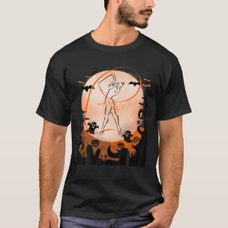 Camiseta Gymnastic Vintage Halloween Trick Ou Trick For Spo