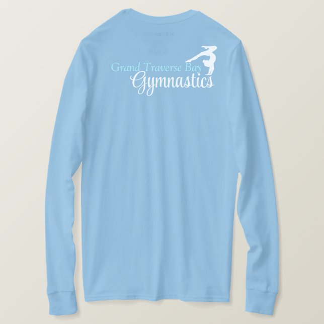 Camiseta Gymnastics Crewneck do GTbay *Design escuro * (Verso do Design)