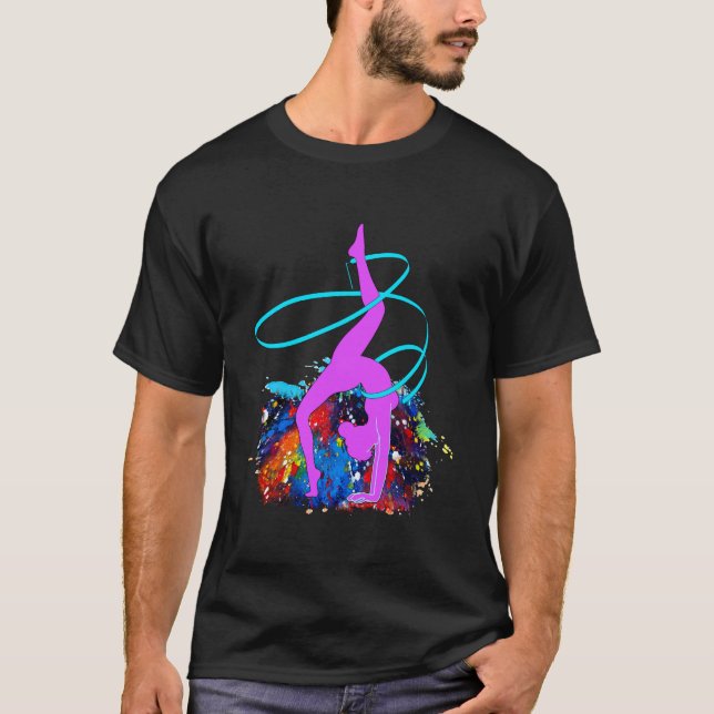 Camiseta Gymnastics Gymnast aerobics acrobat Fan (Frente)