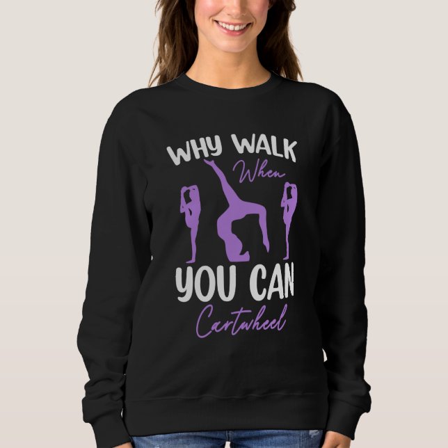 Camiseta Gymnastics Gymnast Parkour Girls Women Cool Cartwh (Frente)