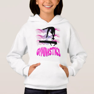 Camiseta Gymnastics Pink and Purple Balance Beam
