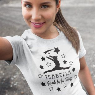 Camiseta Gymnastics Reach for the Stars Monographic Name (G