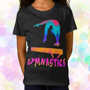 Camiseta Gymnastics Tropical Tie-Dye Balance Beam