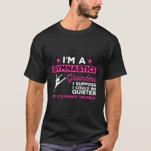 Camiseta Gymnastics vovó ginasta anima treinador presente