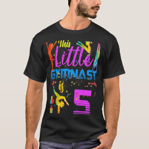 Camiseta Gymnasts Pequeno Tumba de Sacudir de 5 Festas de a