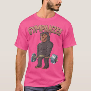 Camiseta Gympanzee Chimpanzee Gym Bodybuilding
