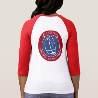 Camiseta Gymwheel Crushed dedo da mão baseball Shirt Women