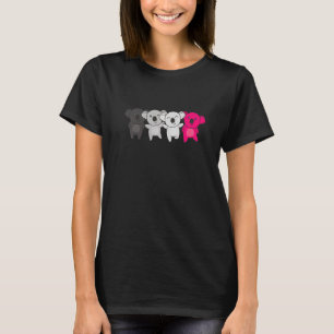 Camiseta Gynephilia Flag Pride Lgbtq Koalas Gynephilia Koal