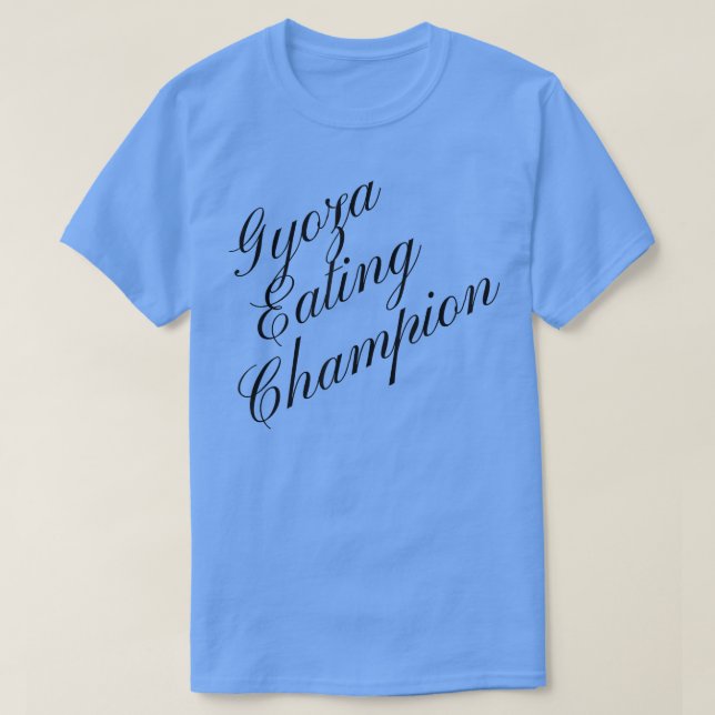 Camiseta Gyoza Eating Champion Cont Competitivo De Comida D (Frente do Design)