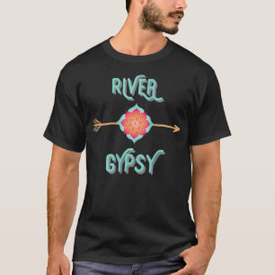 Camiseta Gypsy do Rio das Mulheres, Boho Arrow, Diversão de