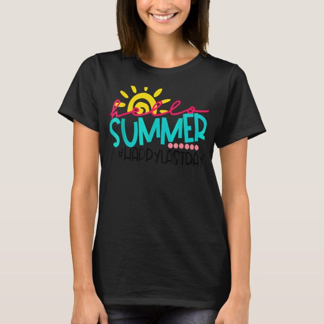 Camiseta H Appy L No Último Dia De Professora Graduação (Frente)