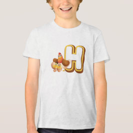 Camiseta H de Galinha