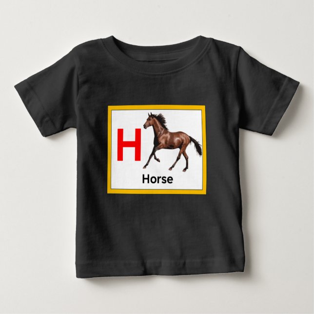 Camiseta H é para Cavalo (Frente)