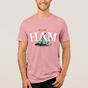 Camiseta "H é para HAM" Design de Alfabeto
