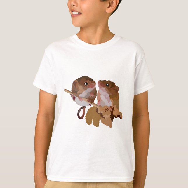 Camiseta H é para Harvest Mouse (Frente)