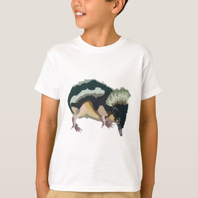 Camiseta H é para Highland Streak Tenrec (Frente)
