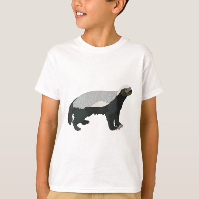 Camiseta H é para Honey Badger (Frente)