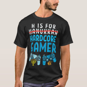 Camiseta H É Para O Garoto De Jogos Para Jogadores De Hanuk