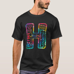 Camiseta H É Para O Professor De História Tie Dye Primeiro