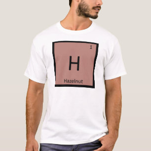 Camiseta H - Símbolo da mesa periódica da química da por