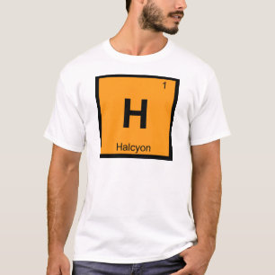 Camiseta H - Símbolo de Mesa Periódica de Química Grega 